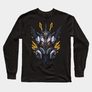 Mecha Skull S02 D27 Long Sleeve T-Shirt